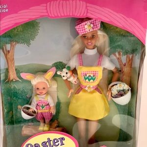🐰1997 BRAND NEW BARBIE & KELLY Easter Egg Hunt Special Edition🎀